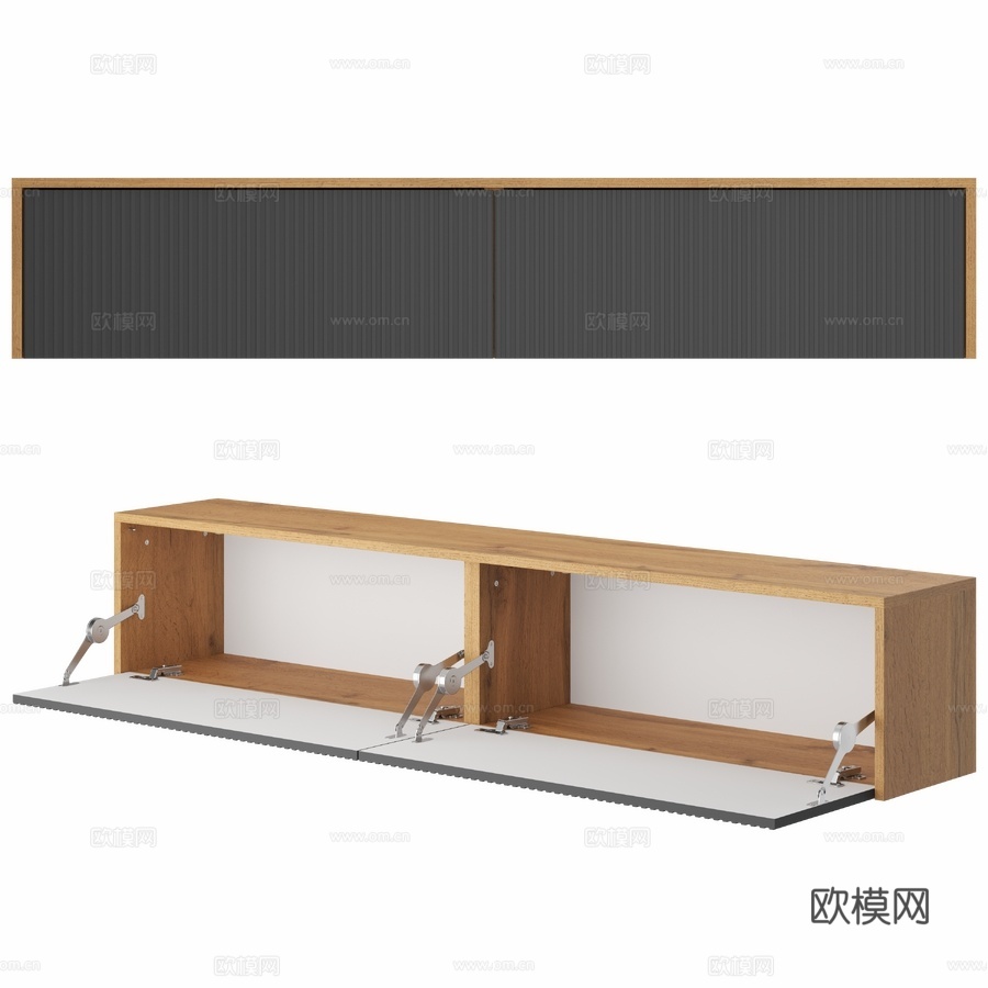 OM电视柜DIWO克拉斯诺达尔160x27x303d模型下载
