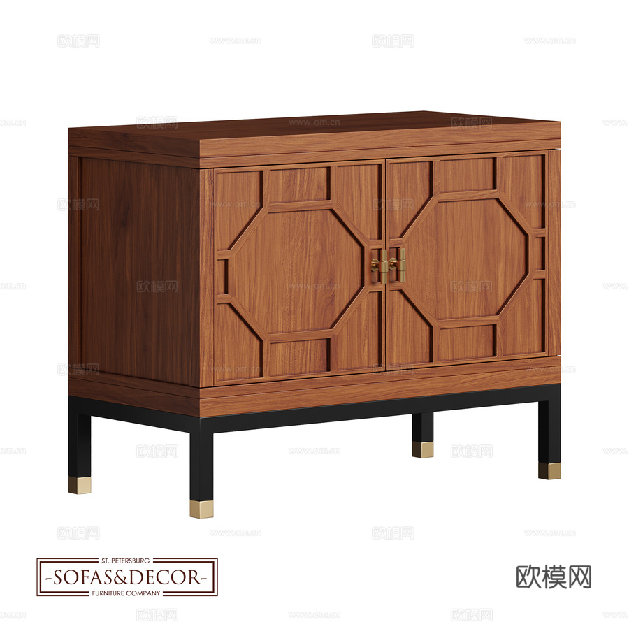 Sofas&amp;Decor Miller 床头柜 (art. 13d模型下载