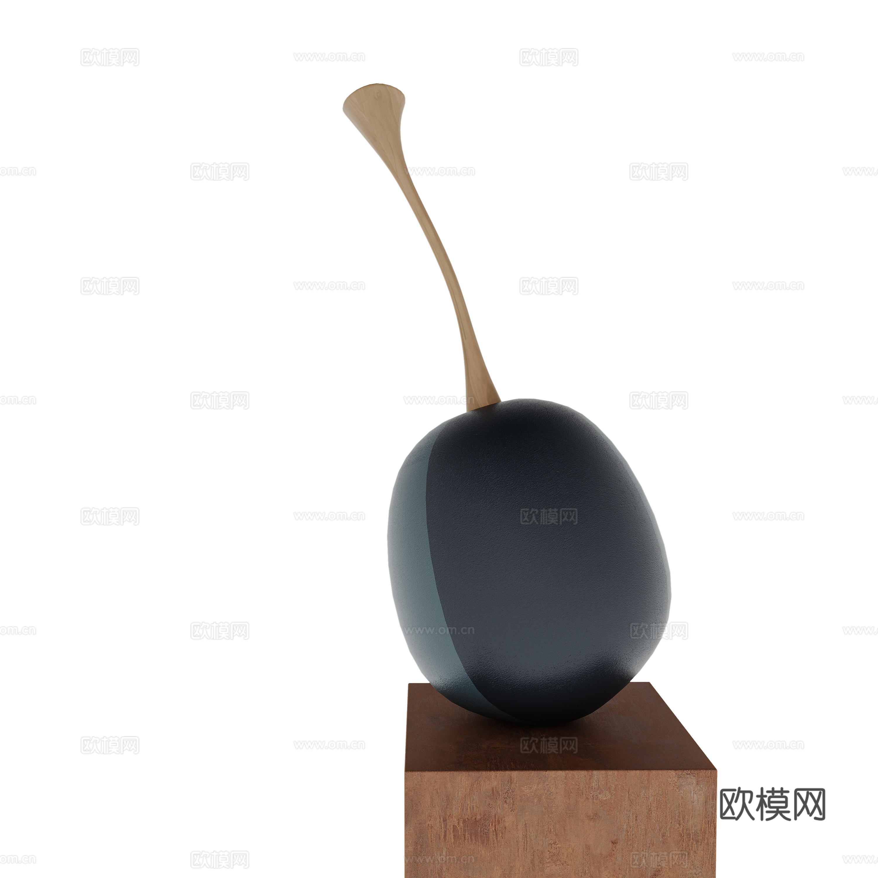 艺术摆件雕塑su模型