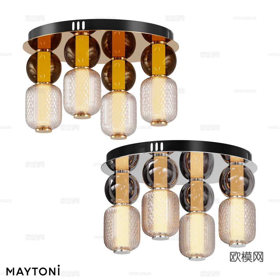 吊顶灯3d模型下载