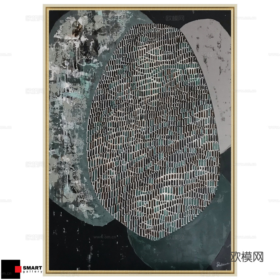 SMART画廊出品OM绘画《蒙特勒海岸》3d模型下载