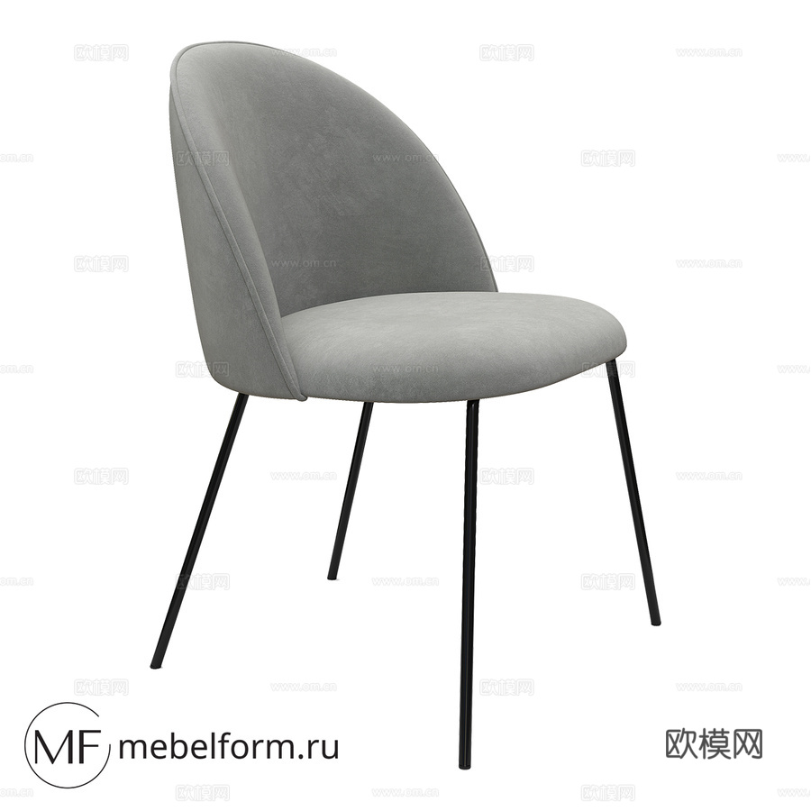 OM 伦敦休闲椅3d模型下载