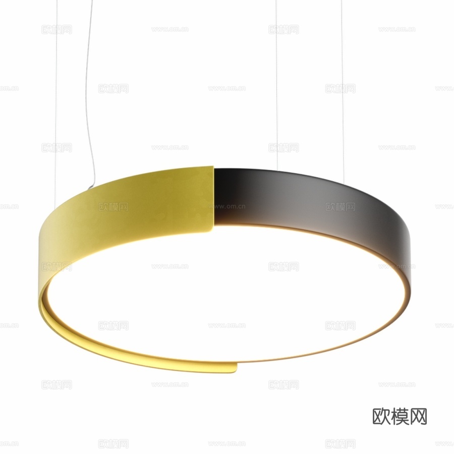 LED吊灯Juno3d模型下载