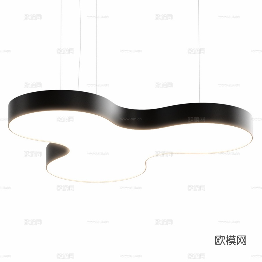 LED吊灯 SONAR3d模型下载