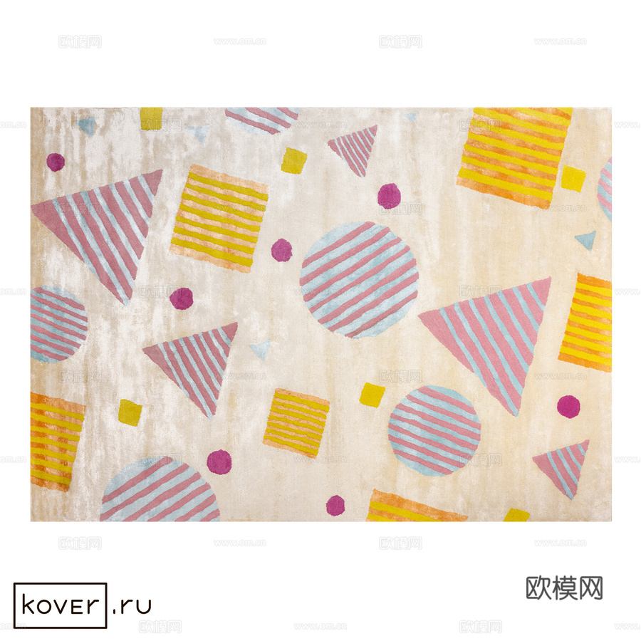地毯“里维埃拉儿童款”Kover.ru生活艺术3d模型