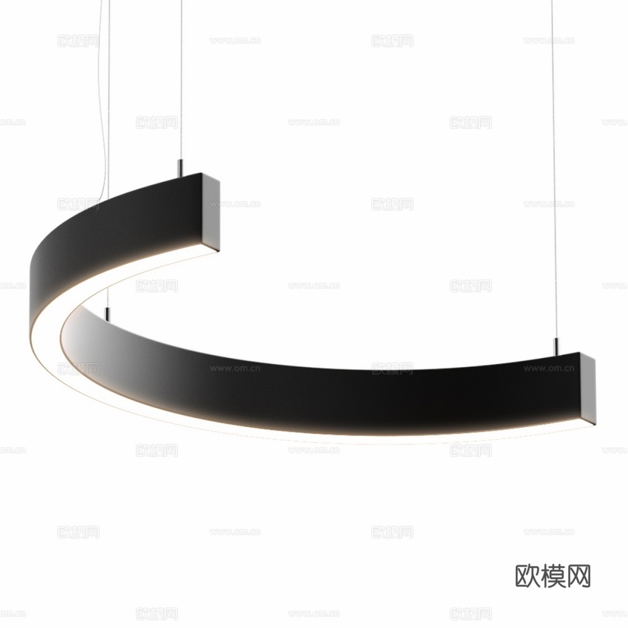 LED半环吊灯ARCO3d模型下载