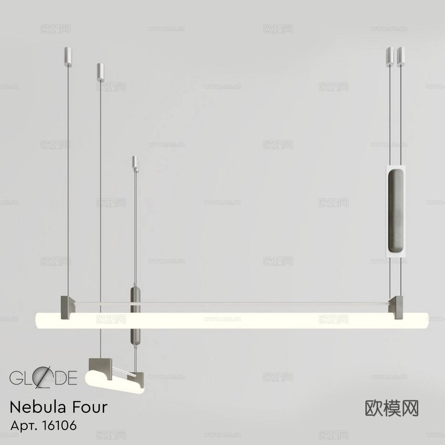 GLODE星云四灯3d模型下载