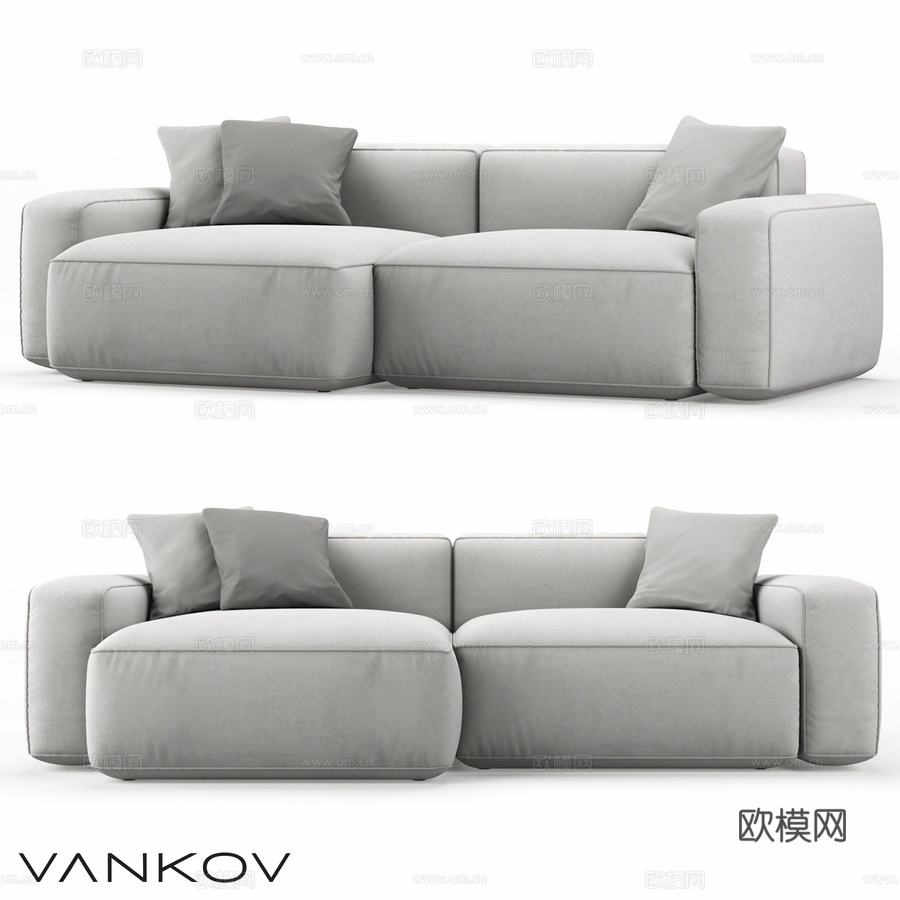 VANKOV出品OM ARFLEX沙发3d模型下载