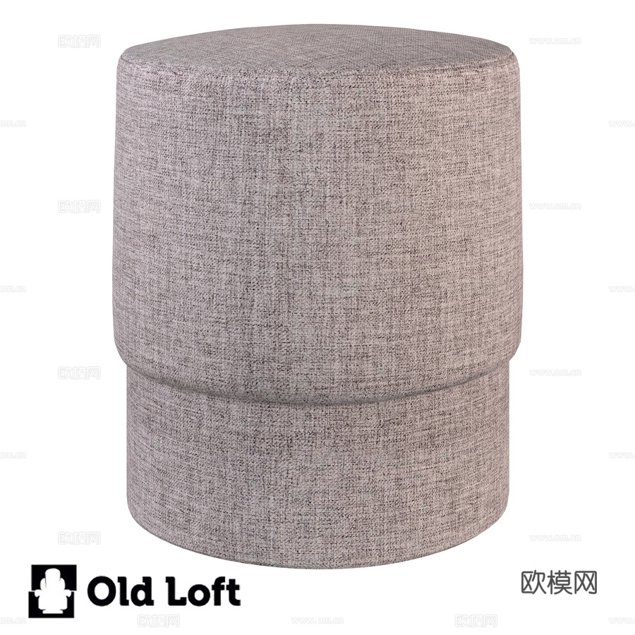 OM TOPIA布艺靠垫3d模型