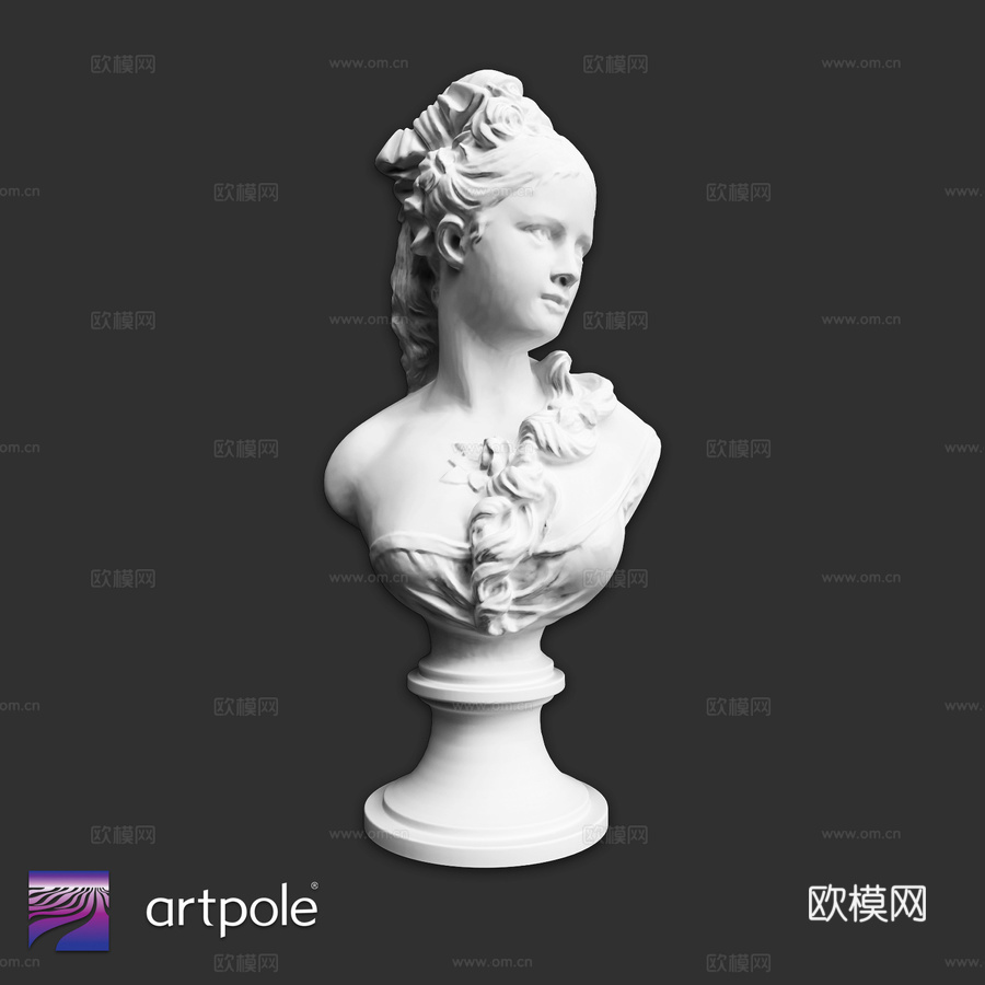 雕塑 SBT143d模型下载