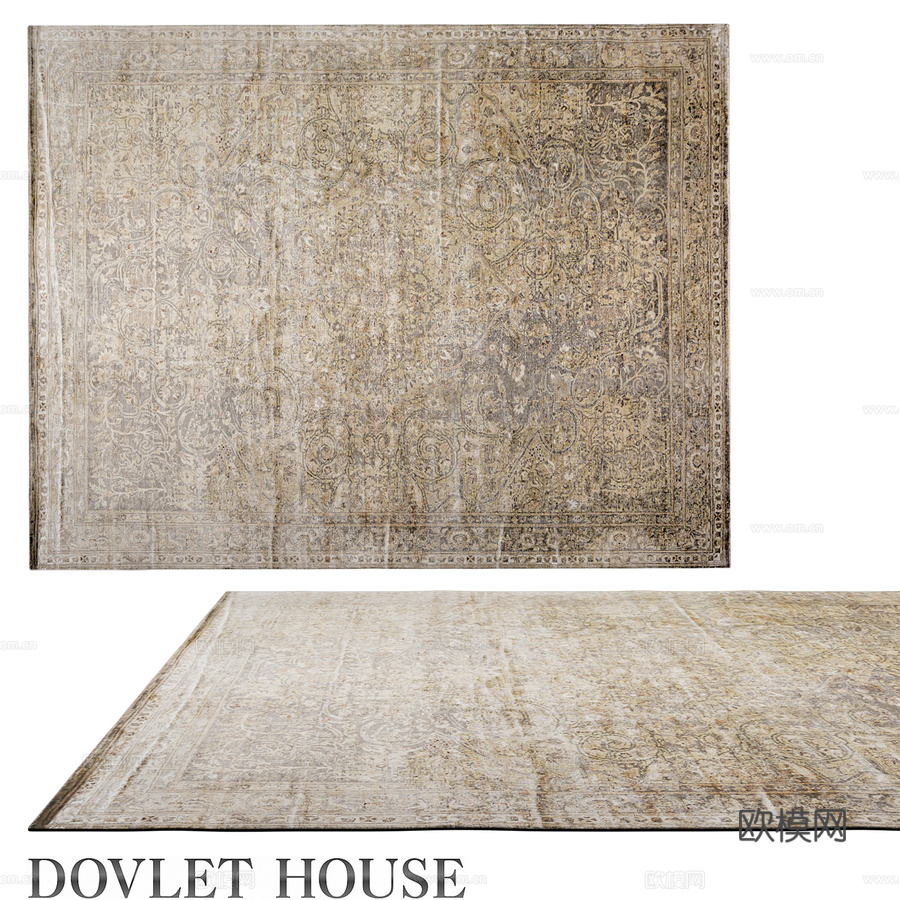 OM地毯 DOVLET HOUSE (art. 21371)3d模型下载