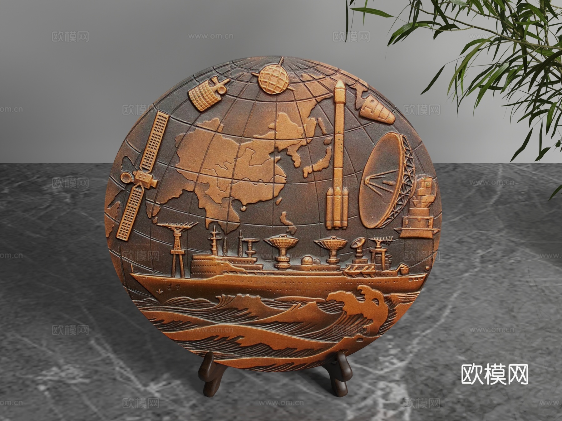 现代装饰摆件3d模型下载