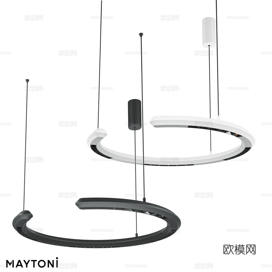 动态吊灯3d模型下载