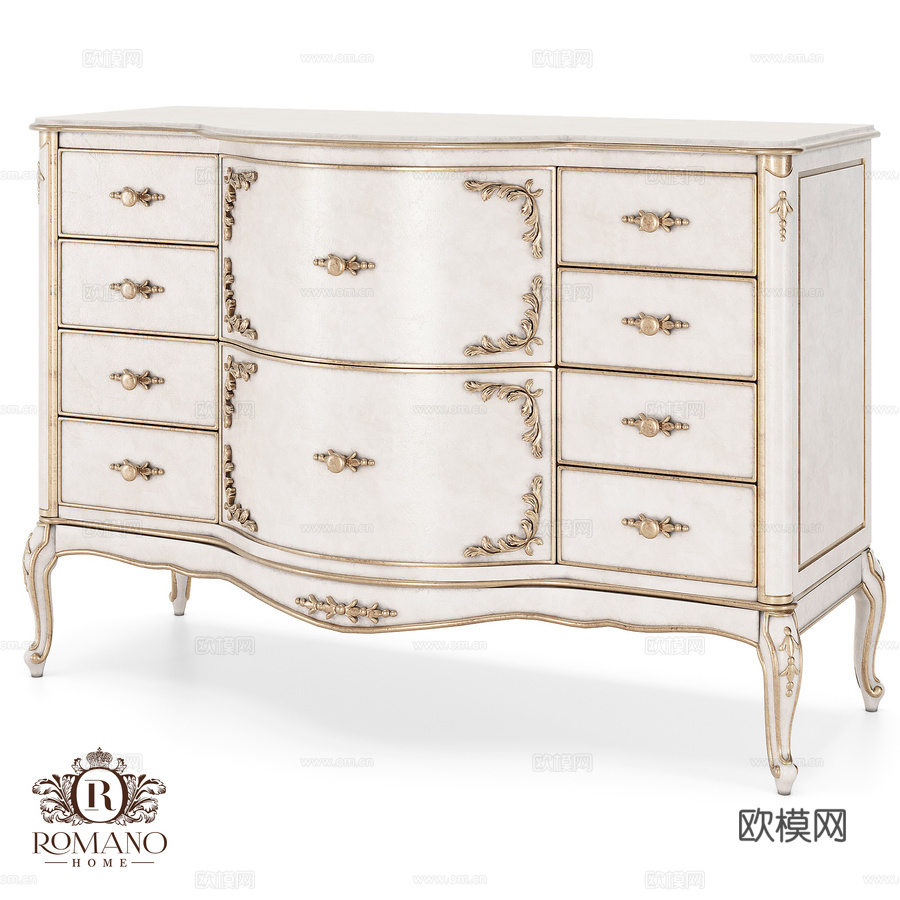 (OM) 罗马诺家居 抽屉柜 Sophie Grand3d模型下载