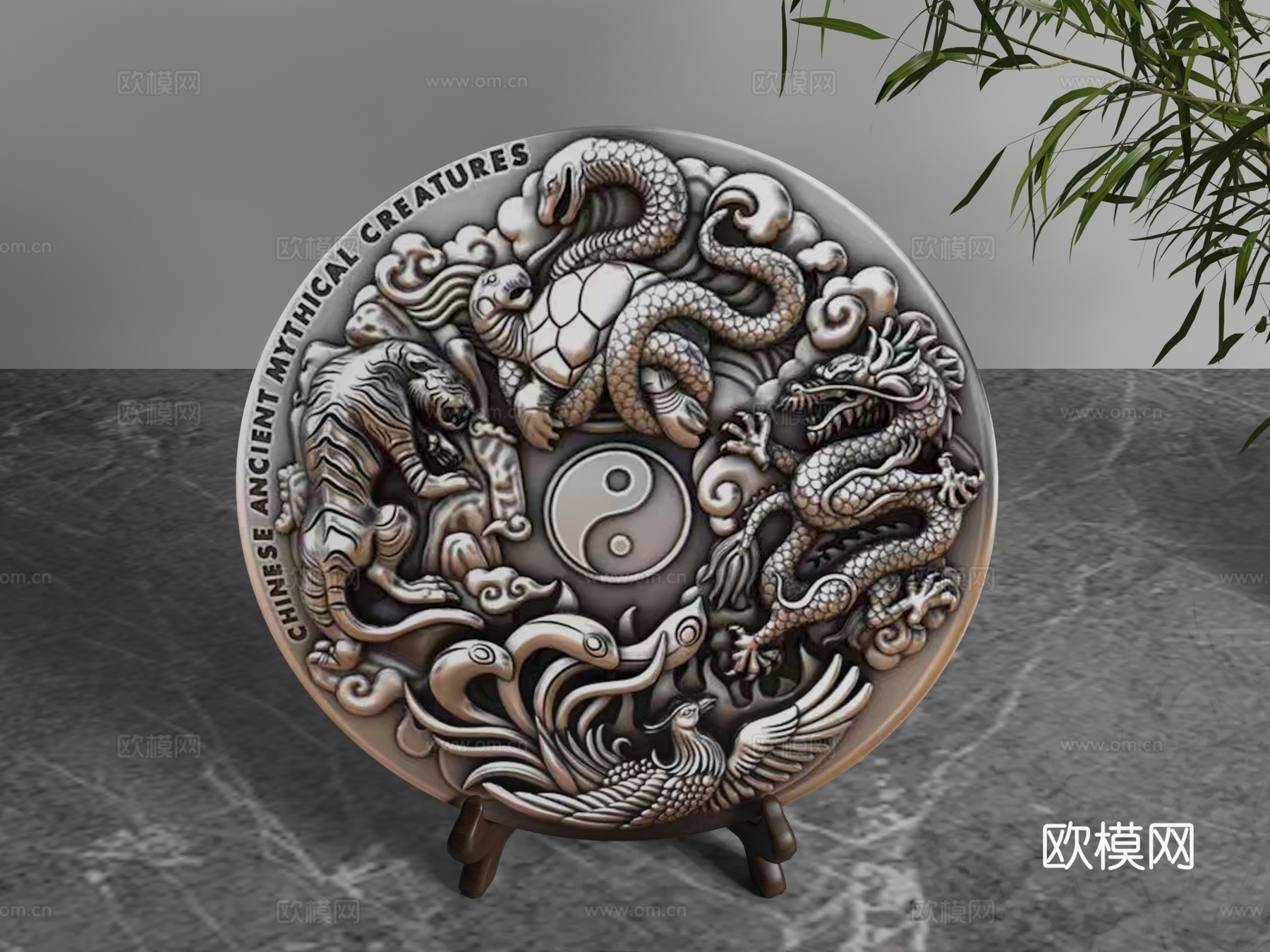 现代装饰摆件3d模型下载