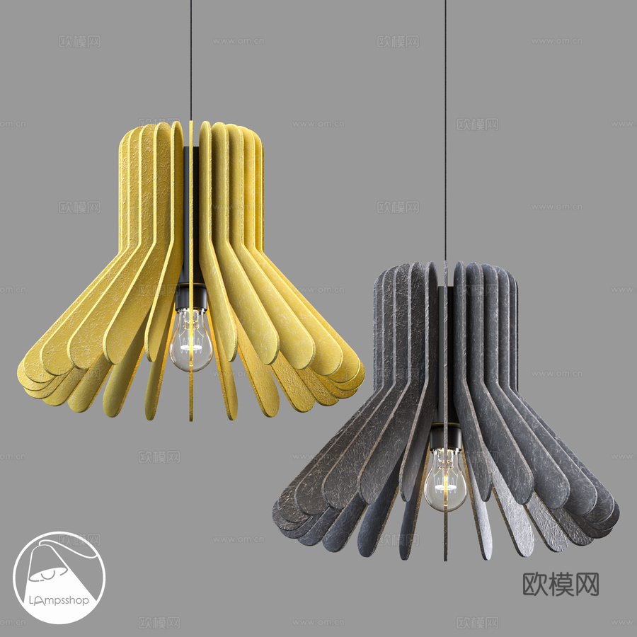 LampsShop.ru V-ACO-017 吊灯 Thom3d模型下载