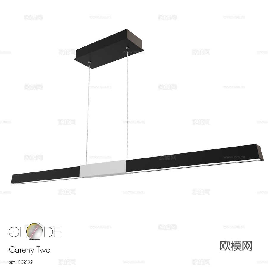 GLODE Careny 双头吊灯3d模型下载
