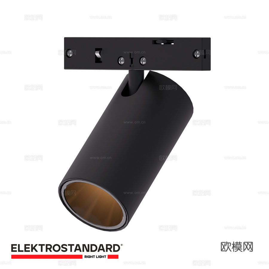 OM Mini 磁吸轨道灯 3W 3000K 黑色 85203d模型下载