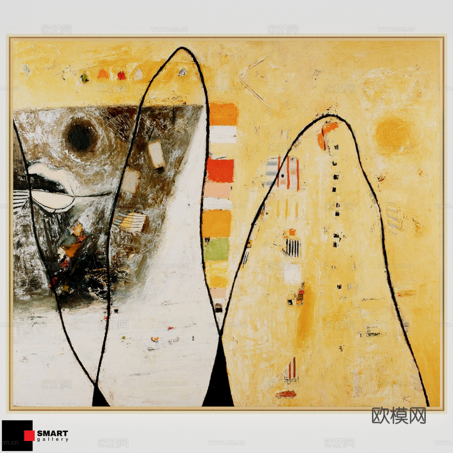 SMART GALLERY出品 OM绘画 阳光3d模型