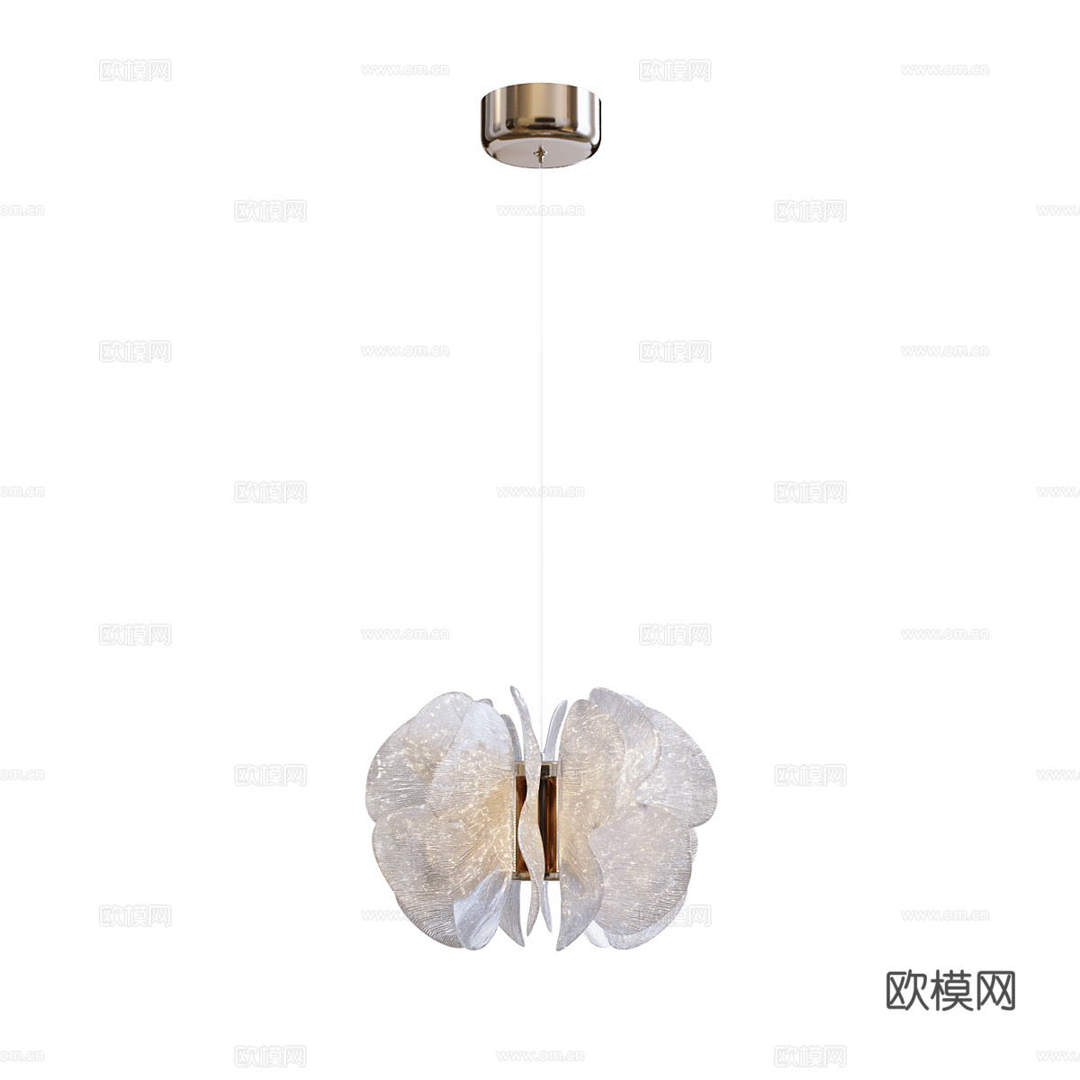 现代简约吊灯 吊灯 简约吊灯 餐厅吊灯 玻璃吊灯 轻奢吊灯3d模型