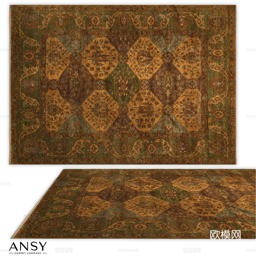 来自安西的地毯（编号4222）3d模型下载