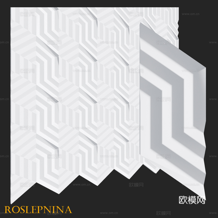 RosLepnina出品的ANTEY 3D面板3d模型3d模型