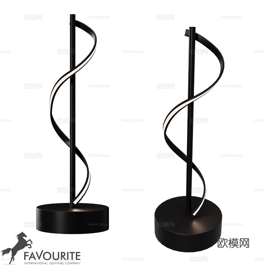 OM 桌灯 F-Promo3d模型下载