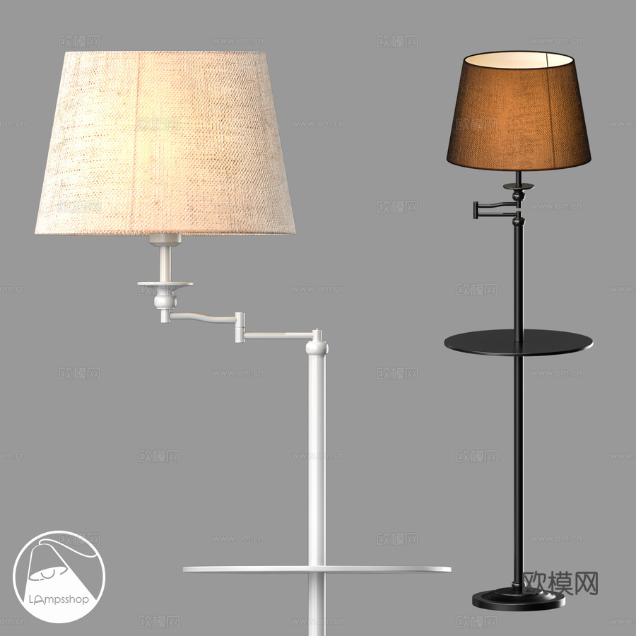 LampsShop.ru T6119落地灯Ploto B3d模型下载