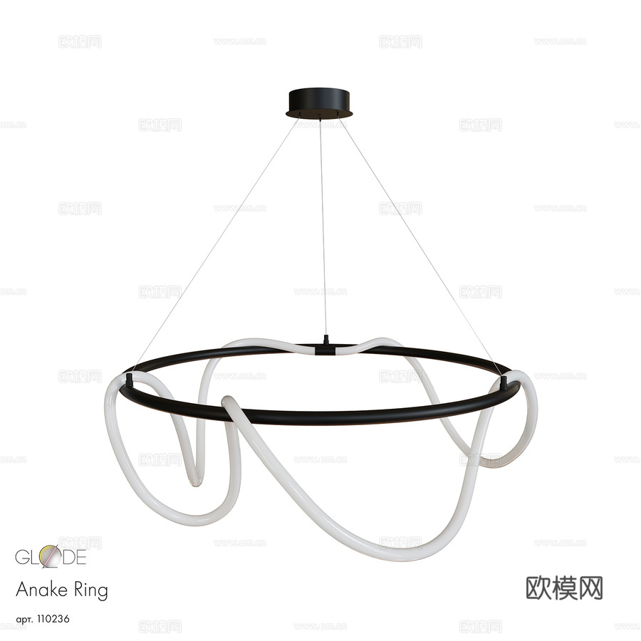 GLODE Anake环形灯3d模型下载