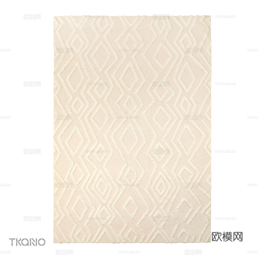 OM_因帕尔新西兰羊毛棉混纺地毯3d模型