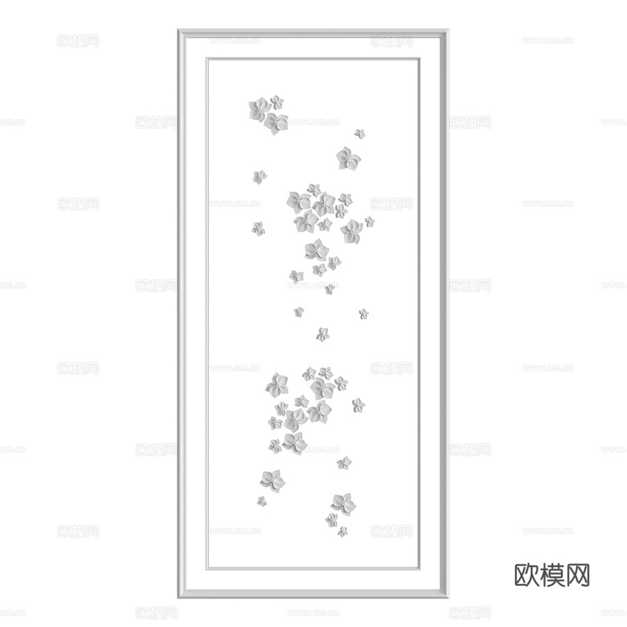 面板编号853d模型下载