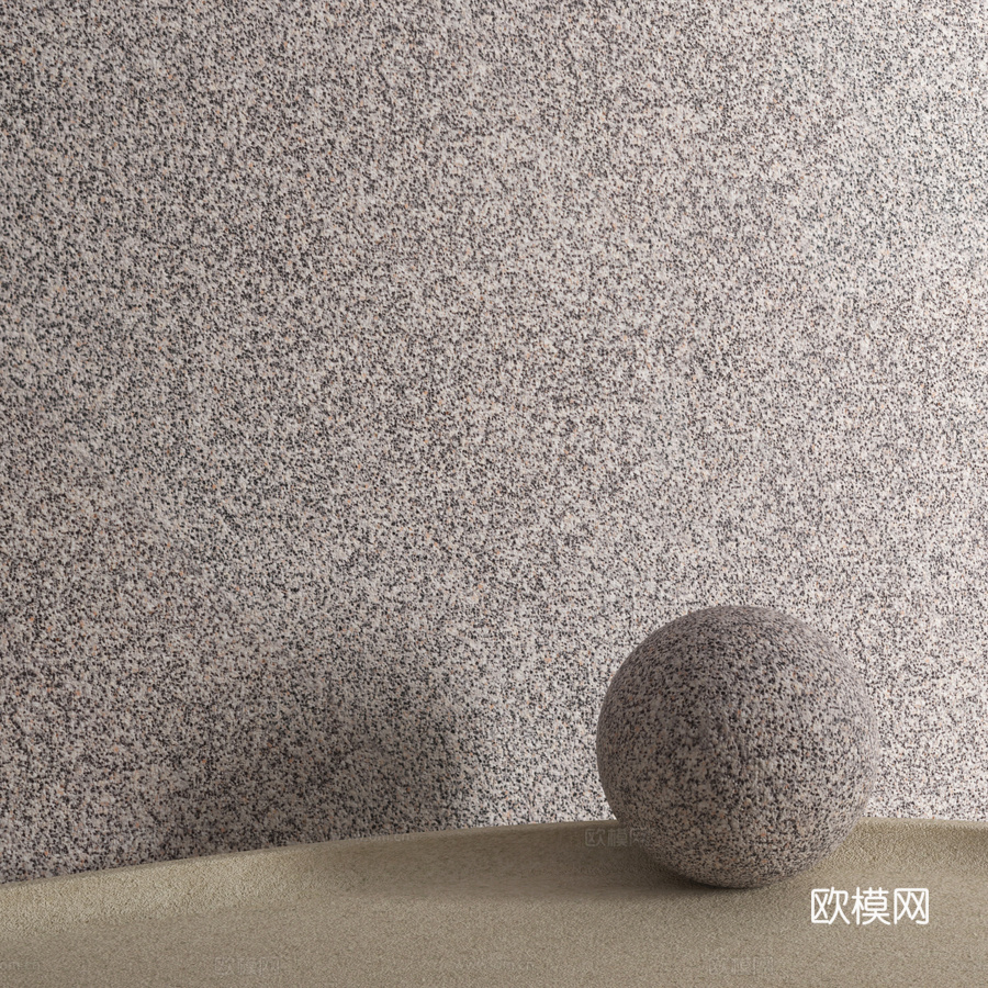 装饰涂料mka Fakestone涂料3d模型下载