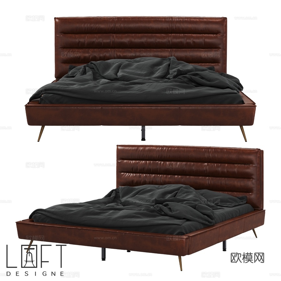 阁楼床设计 40401 型号3d模型