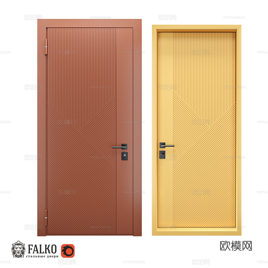 公寓门3d模型下载