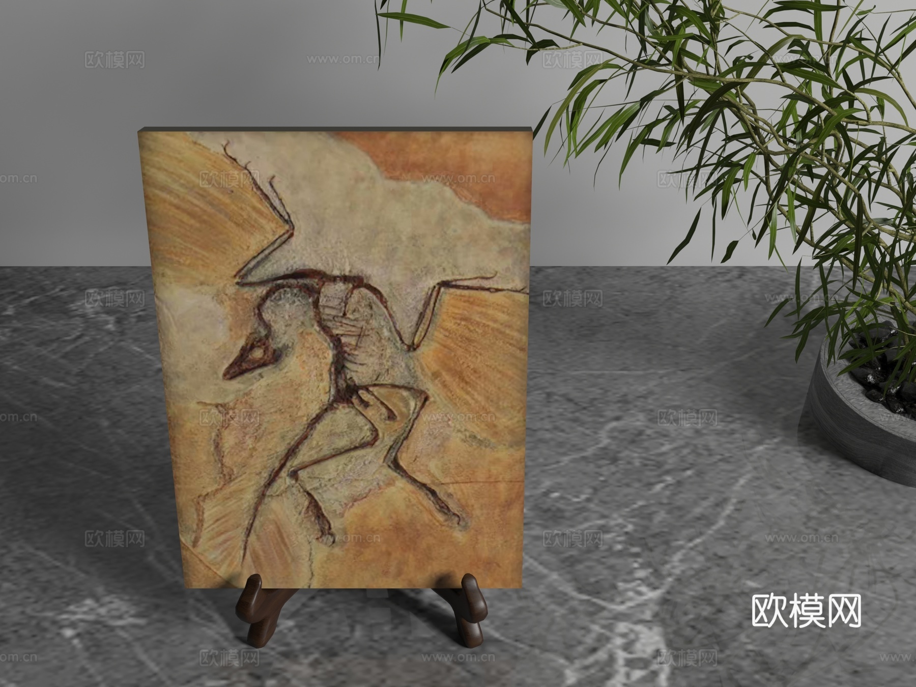 现代装饰摆件3d模型下载