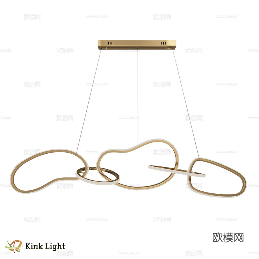 吊灯 Sena 黄铜 07609-5AL,36 OM3d模型下载