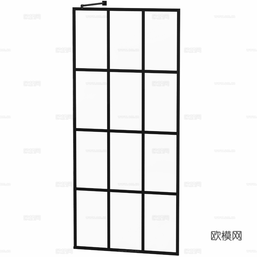 OM淋浴隔断DIWO Kolomna 90厘米，bl型材3d模型下载