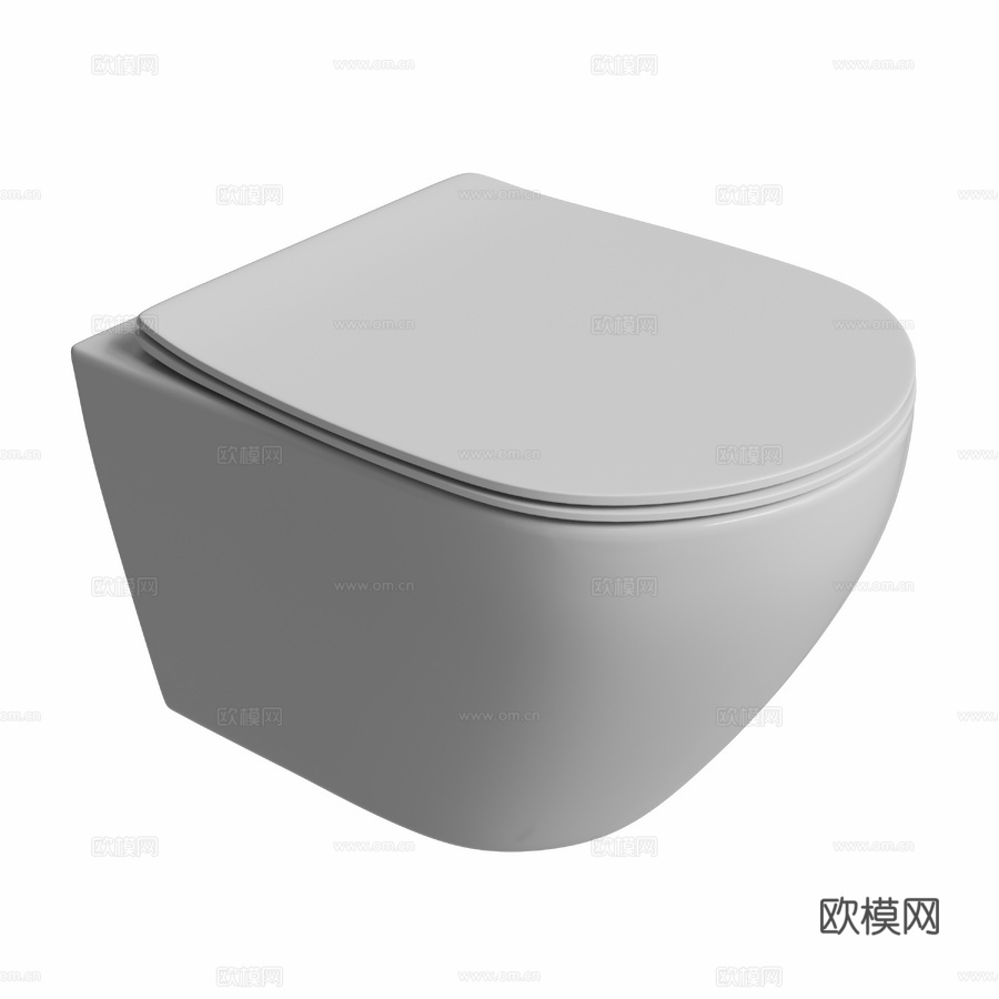 OM悬挂式马桶 STWORKI Kronborg S28403d模型