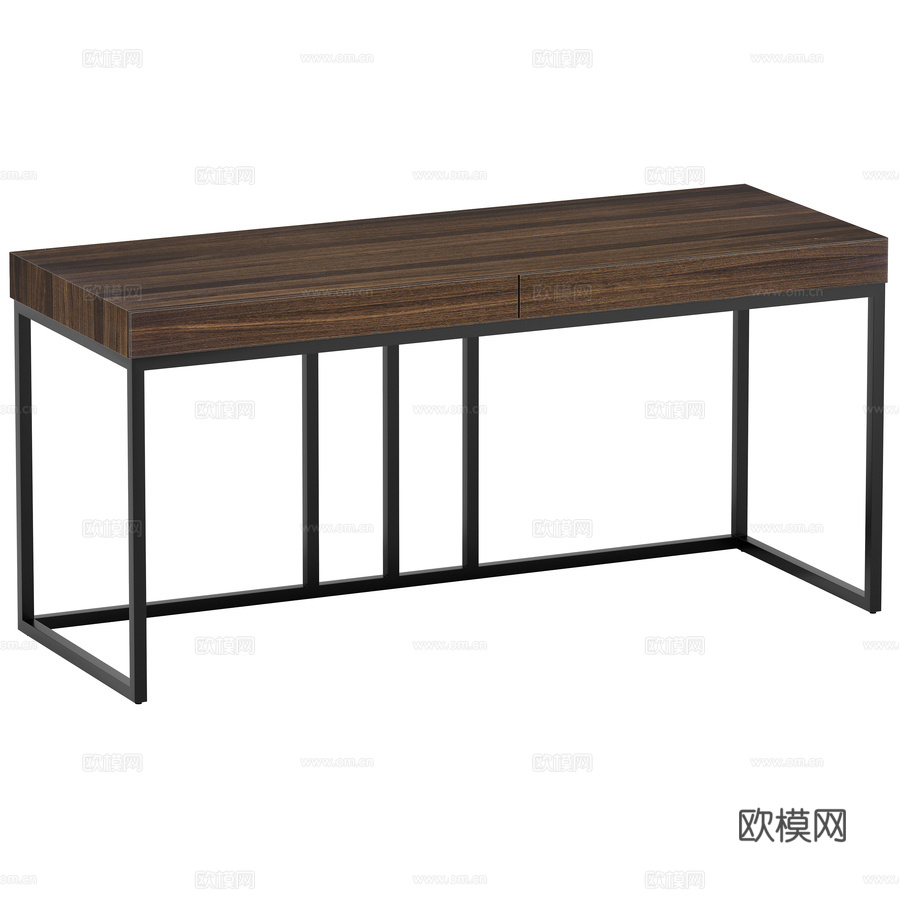 Arthur书桌3d模型下载