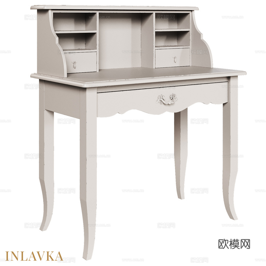 OM经典风格秘书柜3d模型下载
