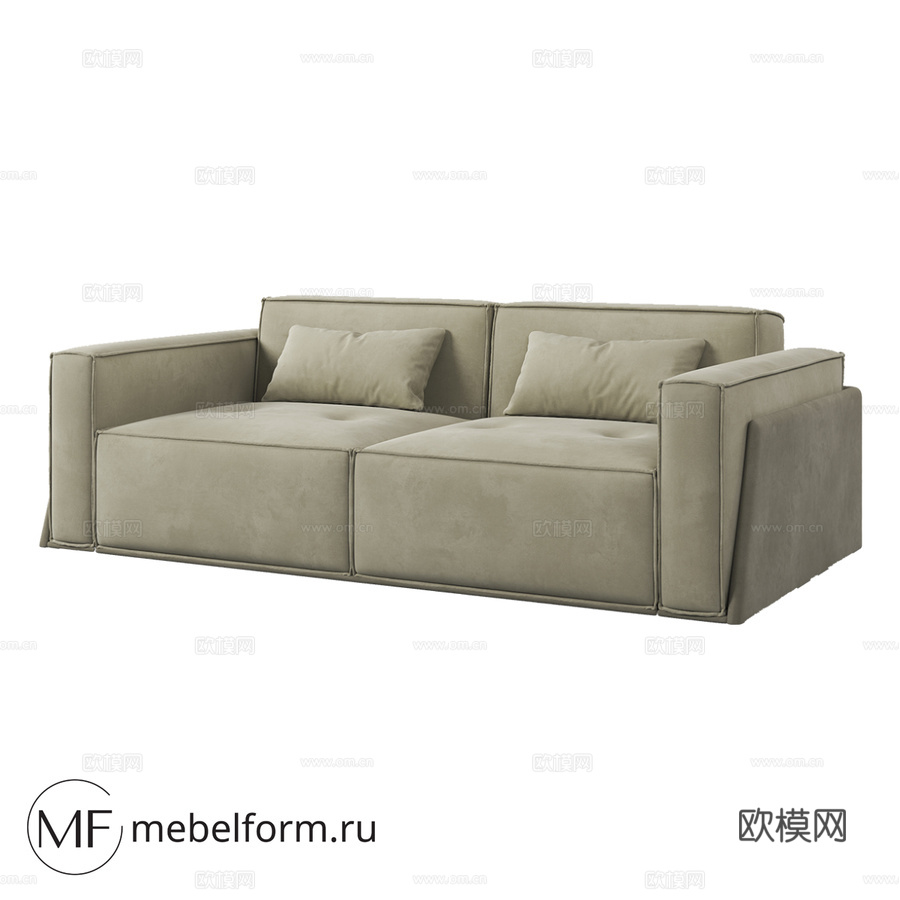 OM沙发都灵023d模型下载