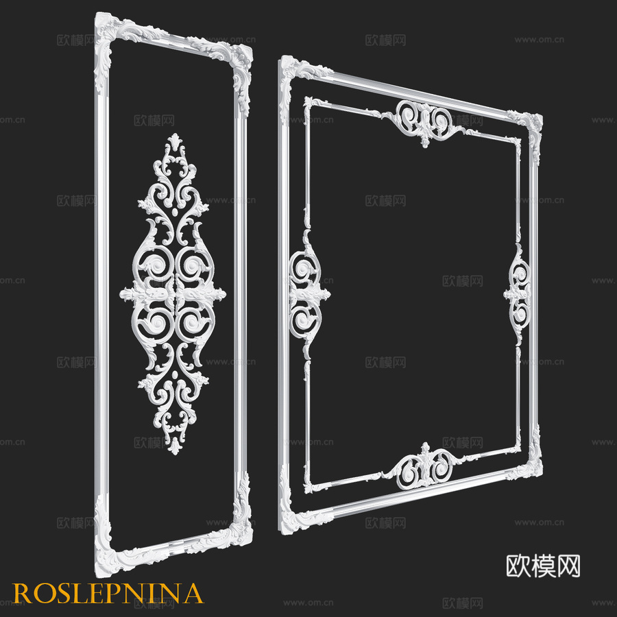 RosLepnina品牌索伦托系列7-8号框架3d模型下载