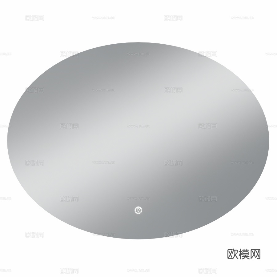 OM Mirror STWORKI Oslo 80 带照明款3d模型下载