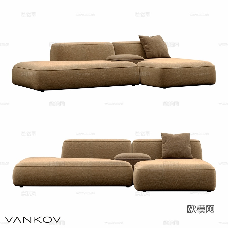 OM LEMA 沙发 by VANKOV3d模型下载