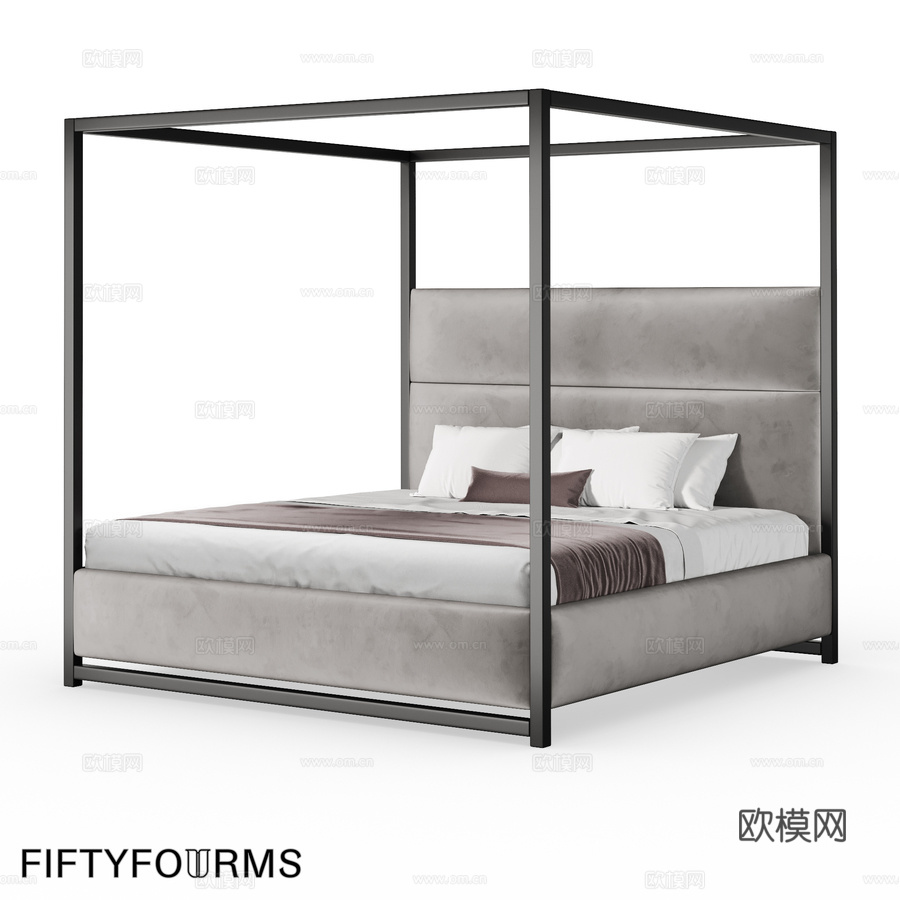 FIFTYFOURMS 立方体床3d模型下载