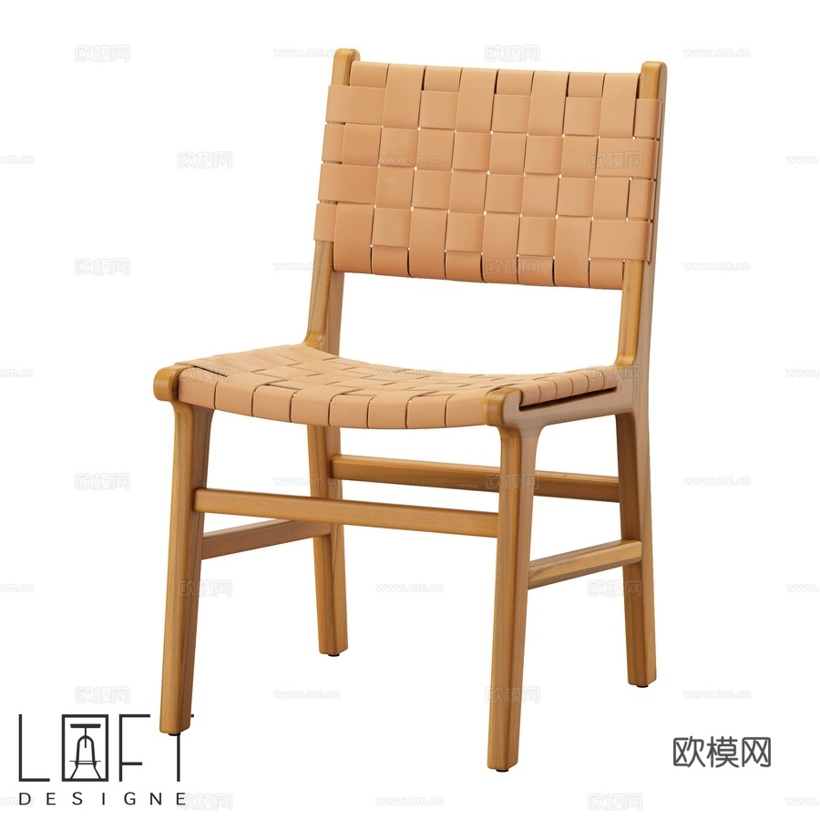 LoftDesigne 40607型号椅子3d模型下载