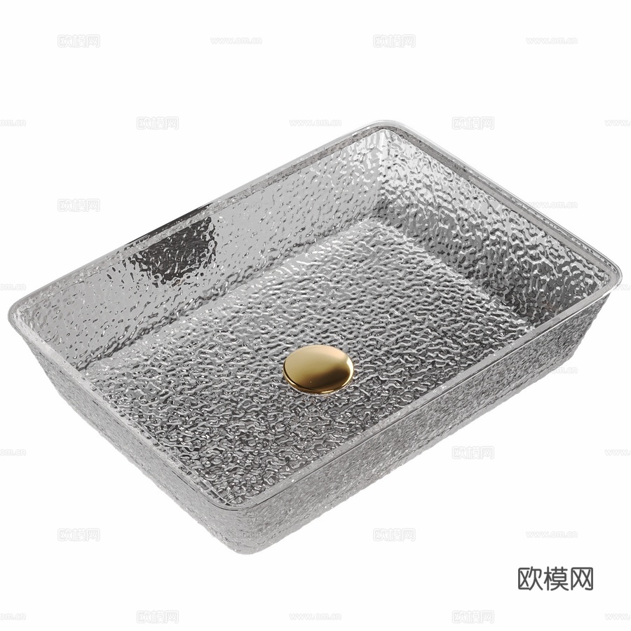 台面式玻璃水槽 ABBER Glas AK23133d模型下载