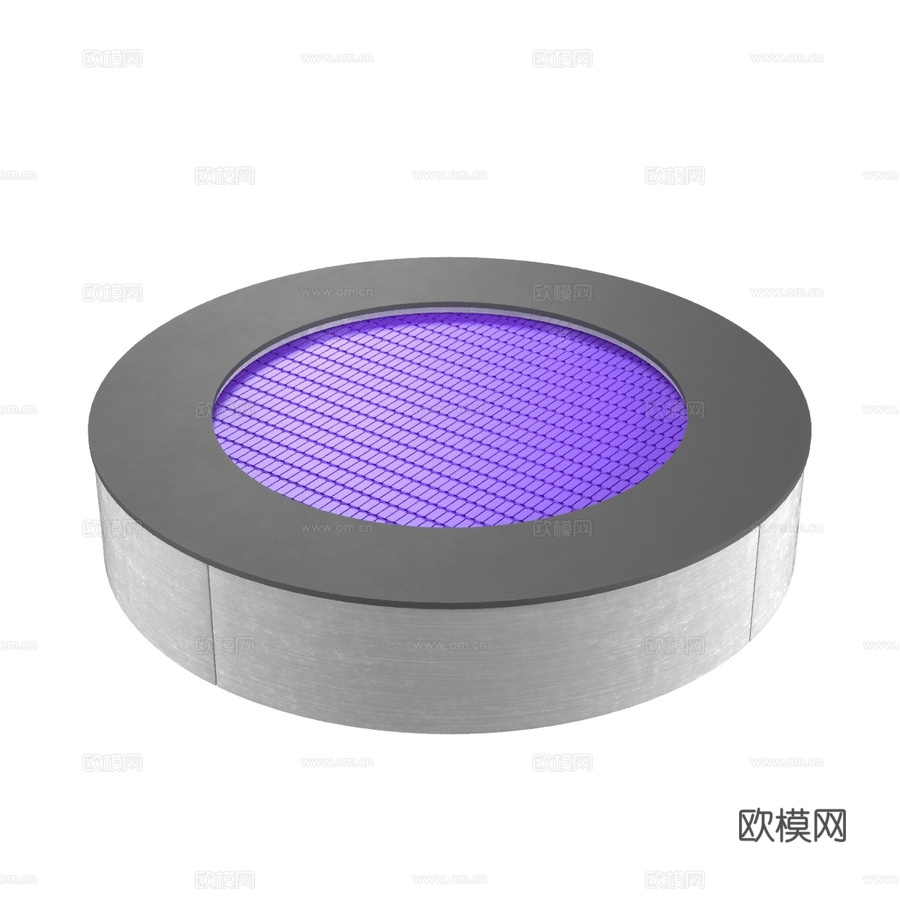 嵌入式蹦床圆形210 OM3d模型