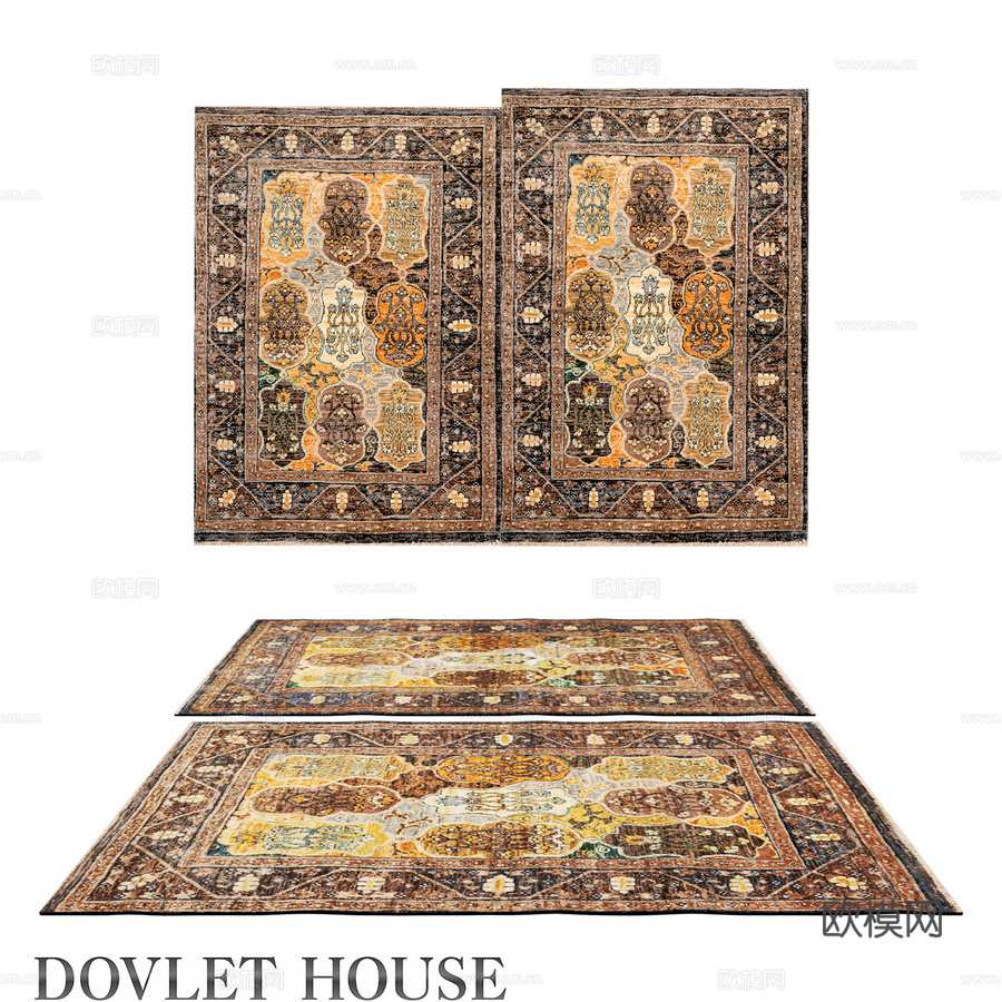 OM地毯 DOVLET HOUSE (art. 21222)3d模型