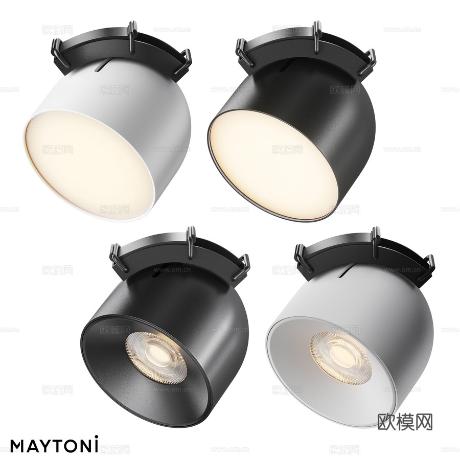 杯形对称吊灯3d模型